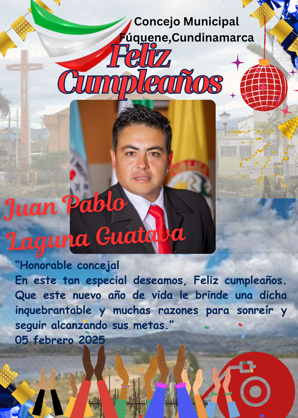 Retrato de Juan Pablo Laguna Guatava